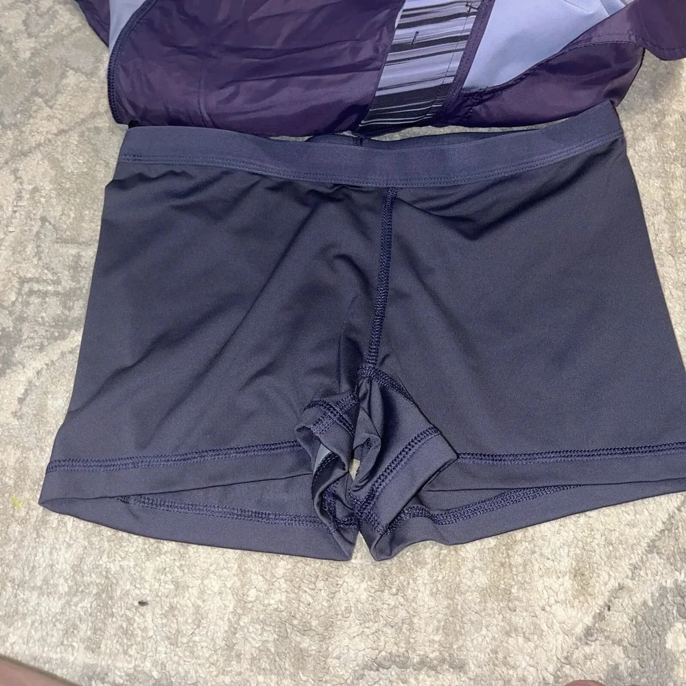 Nike Golf Tour Performance Womens Skirt W Removable Shorts Size 6 Purple 2 Piece